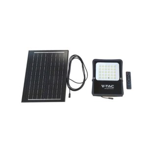 Projektor LED Solarny V-TAC 16W Pilot, AUTO, Timer IP65 VT-55200 4000K 1600lm