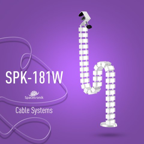 Prowadnica kablowa z uchwytem SPK-181W 130cm SPACETRONIK