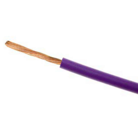 Przewód kabel linka miedziany okrągły 1x0,75 (LgY) 300/500V fioletowy Przewód kabel linka miedziany okrągły 1x0,75 (LgY) 300/500V fioletowy