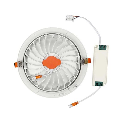 Oprawa V-TAC LED Downlight SAMSUNG CHIP 20W Ruchoma VT-2-20 4000K 1830lm 5 Lat Gwarancji