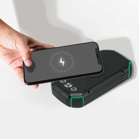 Power Bank V-TAC 30000mAh Czarny, Solarny, Ładowanie Bezprzewodowe SZYBKI 20W 2xUSB V-TAC VT-33333 Power Bank V-TAC 30000mAh Czarny, Solarny, Ładowanie Bezprzewodowe SZYBKI 20W 2xUSB V-TAC VT-33333