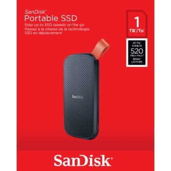 Dysk przenośny SanDisk Portable SSD 1TB 520 MB/s