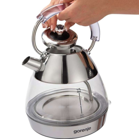 Gorenje K17GPD Czajnik szklany elektryczny 1,7l 2200W Gorenje K17GPD Czajnik szklany elektryczny 1,7l 2200W