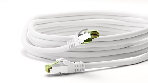 Kabel LAN Patchcord CAT 8.1 GHMT S/FTP biały 5m Kabel LAN Patchcord CAT 8.1 GHMT S/FTP biały 5m