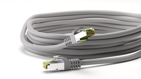 Kabel LAN Patchcord CAT 8.1 GHMT S/FTP szary 0.25m