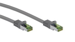 Kabel LAN Patchcord CAT 8.1 GHMT S/FTP szary 0.5m Goobay