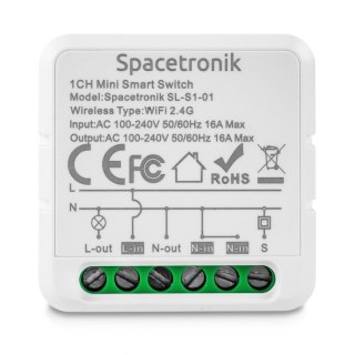 Mini Switch włącznik elektryczny ZigBee Tuya 3 SPACETRONIK