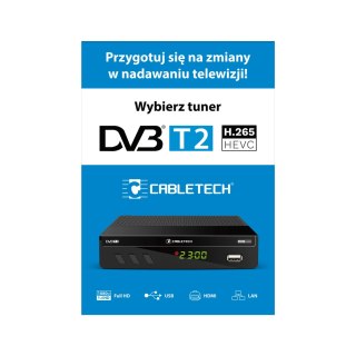 Plakat Cabletech Tuner DVB-T2