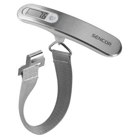 Sencor SLS900WH Podróżna waga bagażowa srebrna do 50kg Sencor SLS900WH Podróżna waga bagażowa srebrna do 50kg