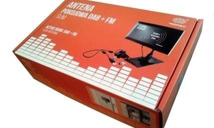 Antena radiowa pokojowa i zewnętrzna Slim FM DAB+ Antena radiowa pokojowa i zewnętrzna Slim FM DAB+