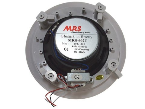 Głośnik sufitowy MRS-602T dwudrożny 5/10W Głośnik sufitowy MRS-602T dwudrożny 5/10W