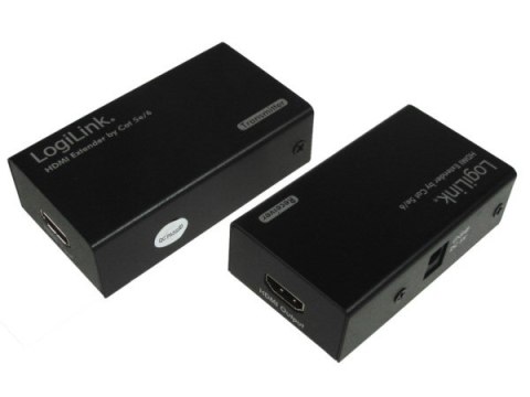 HDMI Extender 30m po skrętce 2xCat5e/6 LogiLink HDMI Extender 30m po skrętce 2xCat5e/6 LogiLink