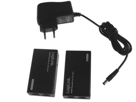 HDMI Extender 30m po skrętce 2xCat5e/6 LogiLink HDMI Extender 30m po skrętce 2xCat5e/6 LogiLink