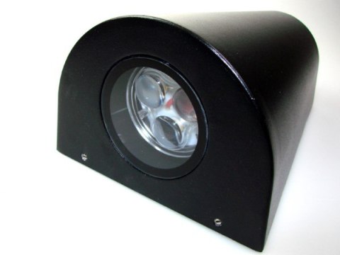 Oprawa elewacyjna LED Niles 4W WW czarna *