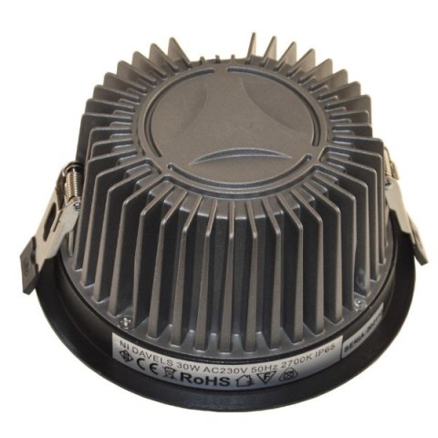 Downlight LED Davels 30W 2700K Citizen IP65 czarn Downlight LED Davels 30W 2700K Citizen IP65 czarn