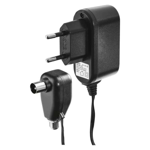 EMOS Zasilacz antenowy elektroniczny z gniazdem F 12V 300mA EMOS Zasilacz antenowy elektroniczny z gniazdem F 12V 300mA