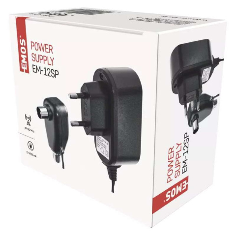 EMOS Zasilacz antenowy elektroniczny z gniazdem F 12V 300mA EMOS Zasilacz antenowy elektroniczny z gniazdem F 12V 300mA