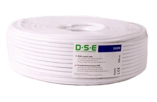 Kabel DSE D220 RG6 100m 0.80mm CU / 64x0.12mm DSE