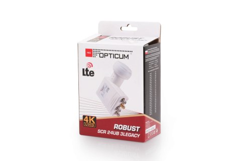 LNB Unicable II Opticum Robust SCR 24UB + TWIN Opticum