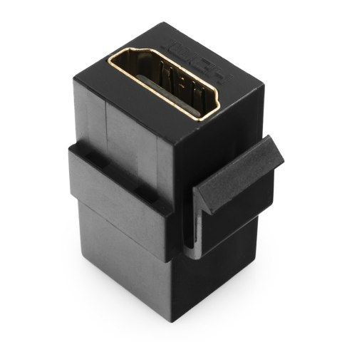 Złącze Keystone HDMI - HDMI beczka czarne Złącze Keystone HDMI - HDMI beczka czarne