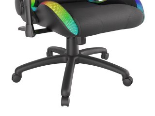 FOTEL GAMINGOWY GENESIS TRIT 500 RGB PODŚWIETLENIE CZARNY