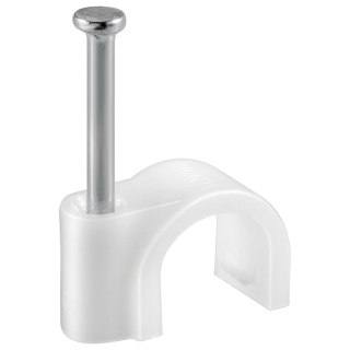Flop uchwyt kabla okrągły CZARNY Goobay 100x 8mm