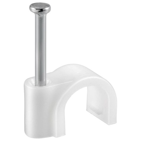 Flop uchwyt kabla okrągły CZARNY Goobay 100x 8mm