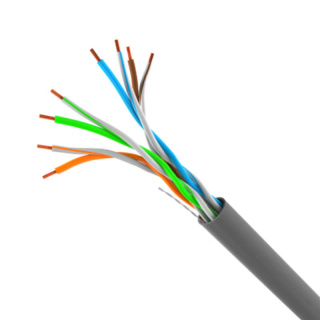 Lanberg Kabel UTP KAT.5E CCA szary