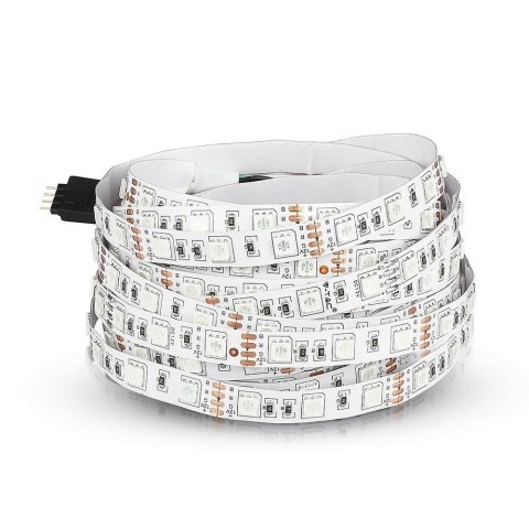 Taśma LED V-TAC SMD5050 300LED IP20 7W/m VT-5050 IP20 RGB Taśma LED V-TAC SMD5050 300LED IP20 7W/m VT-5050 IP20 RGB