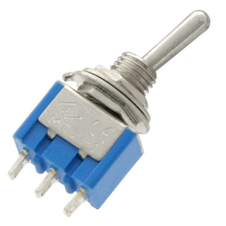 Przełącznik hebelkowy MTS 103, 3A, 250V, ON-OFF-ON, 3 pin, 1- torowy