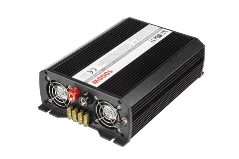 Przetwornica REBEL 24V/230V 1000W 2 gniazda typu F :niemieckie Przetwornica REBEL 24V/230V 1000W 2 gniazda typu F :niemieckie