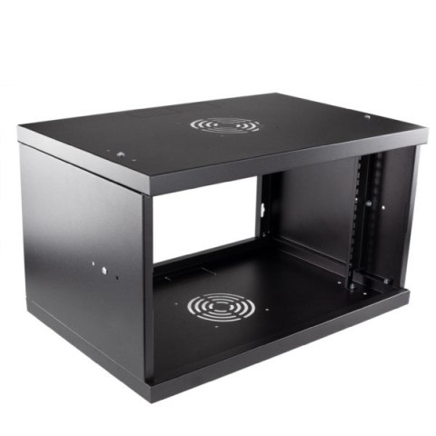 Szafa rack 19" 6U wisząca 525x350 RAL9004 drzwi s Szafa rack 19" 6U wisząca 525x350 RAL9004 drzwi s