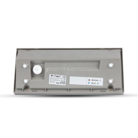 Oprawa Ścienna V-TAC 12W LED Ukośna Szara IP65 VT-8054-N 4000K 1250lm Oprawa Ścienna V-TAC 12W LED Ukośna Szara IP65 VT-8054-N 4000K 1250lm