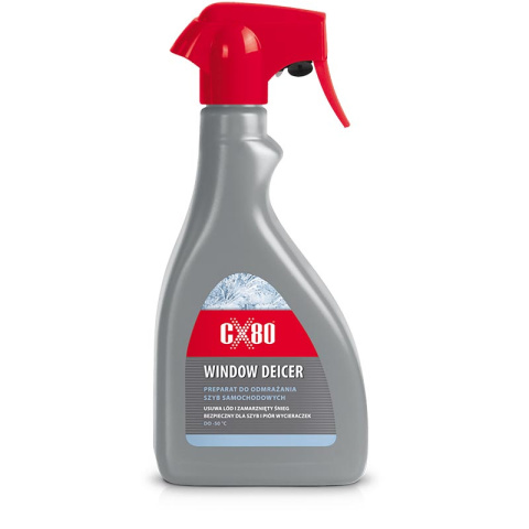 CX80 Window Deicer odmrażacz do szyb samochodowych 600ml