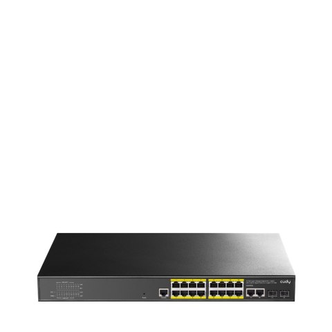 SWITCH PoE+ GS2018PS2 200W 2xSFP 16+2 Gigabit L2 SWITCH PoE+ GS2018PS2 200W 2xSFP 16+2 Gigabit L2