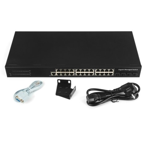 SWITCH Zarządzalny L2 GS2024S2 24x Gbps + 4x SFP SWITCH Zarządzalny L2 GS2024S2 24x Gbps + 4x SFP
