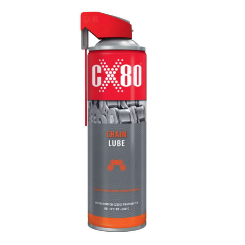 CX80 Smar do łańcuchów przemysłowych chain lube duo spray 500ml