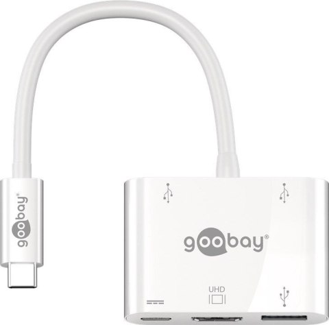 Adapter USB-C na HDMI 2xUSB USB 3.0 USB-C Goobay Adapter USB-C na HDMI 2xUSB USB 3.0 USB-C Goobay