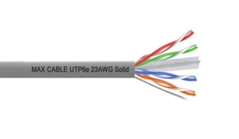 Przewód UTP6 drut CCA 305m MAXCABLE Przewód UTP6 drut CCA 305m MAXCABLE
