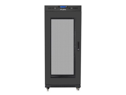 SZAFA INSTALACYJNA RACK STOJĄCA 19" 27U 600X600 CZARNA DRZWI PERFOROWANE LCD LANBERG (FLAT PACK) V2 SZAFA INSTALACYJNA RACK STOJĄCA 19" 27U 600X600 CZARNA DRZWI PERFOROWANE LCD LANBERG (FLAT PACK) V2