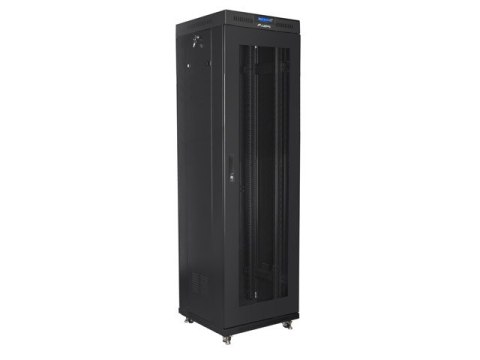 SZAFA INSTALACYJNA RACK STOJĄCA 19" 42U 600X600 CZARNA DRZWI PERFOROWANE LCD LANBERG (FLAT PACK) V2 SZAFA INSTALACYJNA RACK STOJĄCA 19" 42U 600X600 CZARNA DRZWI PERFOROWANE LCD LANBERG (FLAT PACK) V2