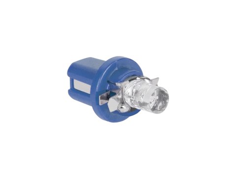 Żarówka samochodowa 12V B8.5 d -1LED niebieska (płaska) Żarówka samochodowa 12V B8.5 d -1LED niebieska (płaska)