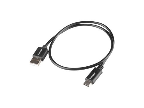 KABEL USB-C(M)->USB-A(M) 2.0 0.5M CZARNY BOX QC 3.0 LANBERG KABEL USB-C(M)->USB-A(M) 2.0 0.5M CZARNY BOX QC 3.0 LANBERG