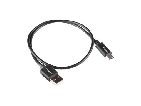 KABEL USB-C(M)->USB-A(M) 2.0 0.5M CZARNY BOX QC 3.0 LANBERG KABEL USB-C(M)->USB-A(M) 2.0 0.5M CZARNY BOX QC 3.0 LANBERG