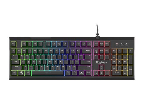 KLAWIATURA DLA GRACZY GENESIS THOR 150 US PODŚWIETLENIE RGB HYBRYDOWA GAMING (USZKODZONE OPAKOWANIE)