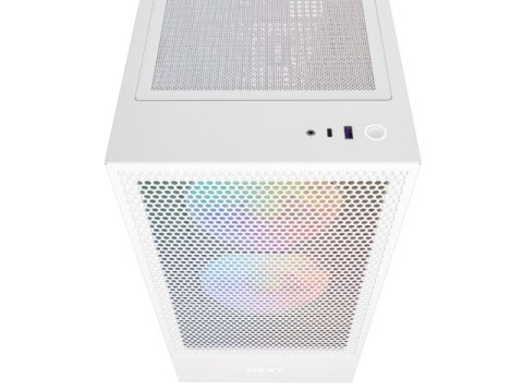 OBUDOWA NZXT H5 FLOW RGB MIDI TOWER Z OKNEM BIAŁA