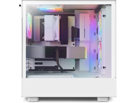 OBUDOWA NZXT H5 FLOW RGB MIDI TOWER Z OKNEM BIAŁA