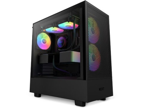 OBUDOWA NZXT H5 FLOW RGB MIDI TOWER Z OKNEM CZARNA