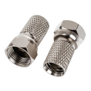 Wtyk F nakręcany Big Nut 7.0mm/20mm TV-FT04 100szt