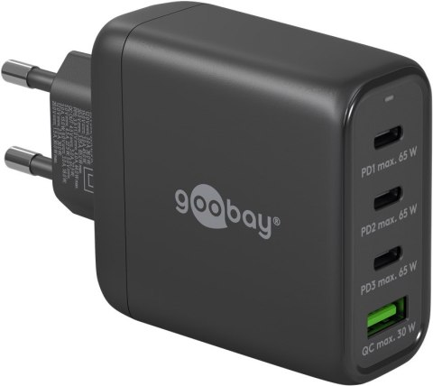 Ładowarka sieciowa 3x USB-C USB 68W Goobay CZARNA Ładowarka sieciowa 3x USB-C USB 68W Goobay CZARNA